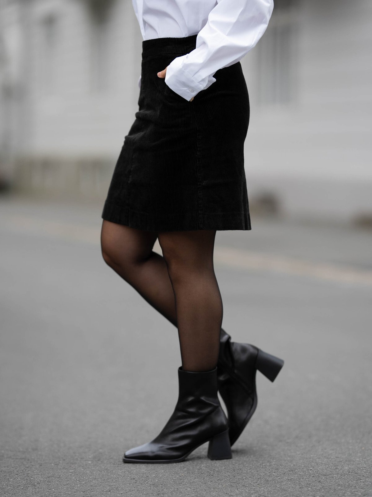 Part Two Ling Skirt Black