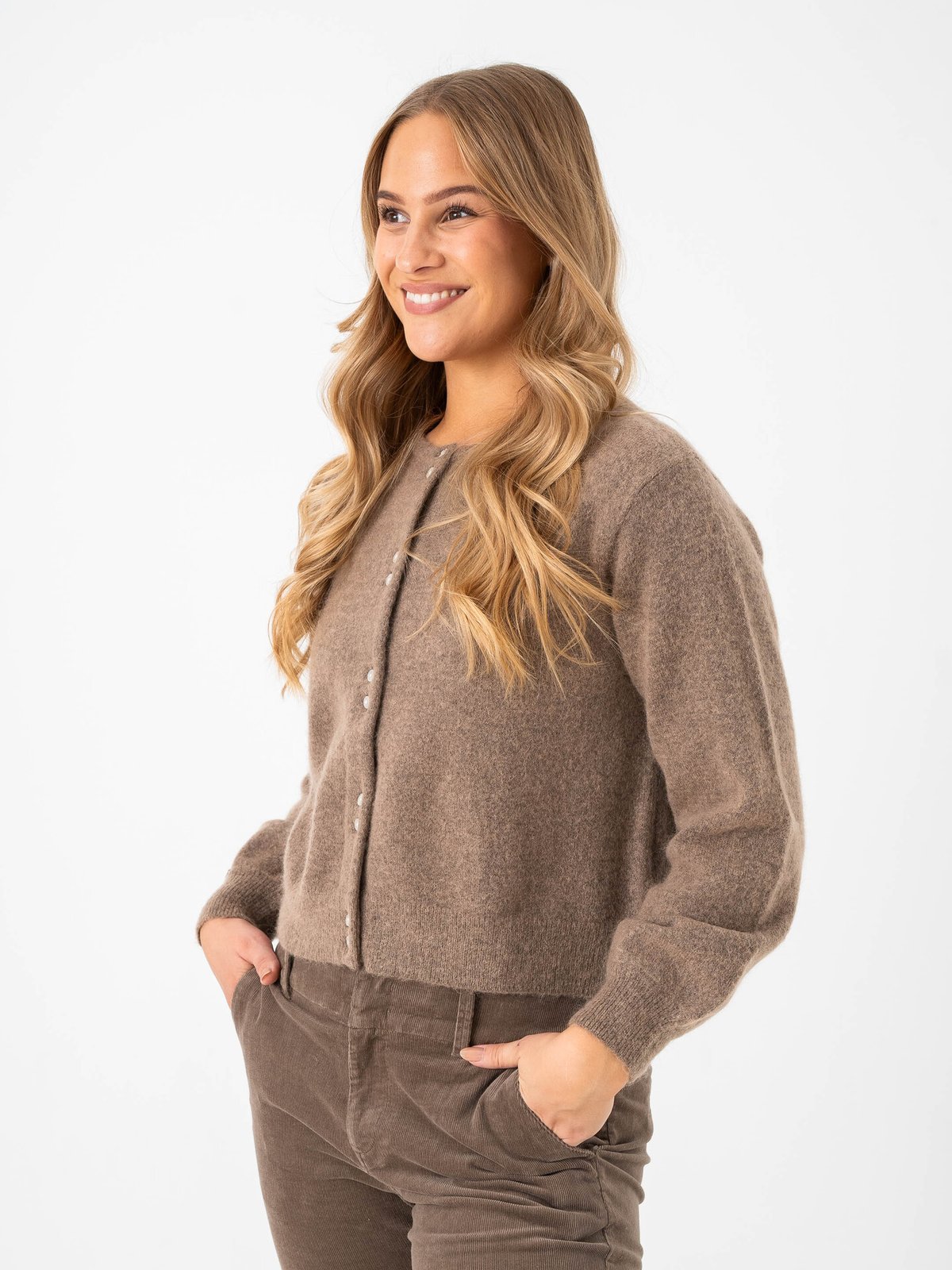 Part Two Ninell Cardigan Walnut