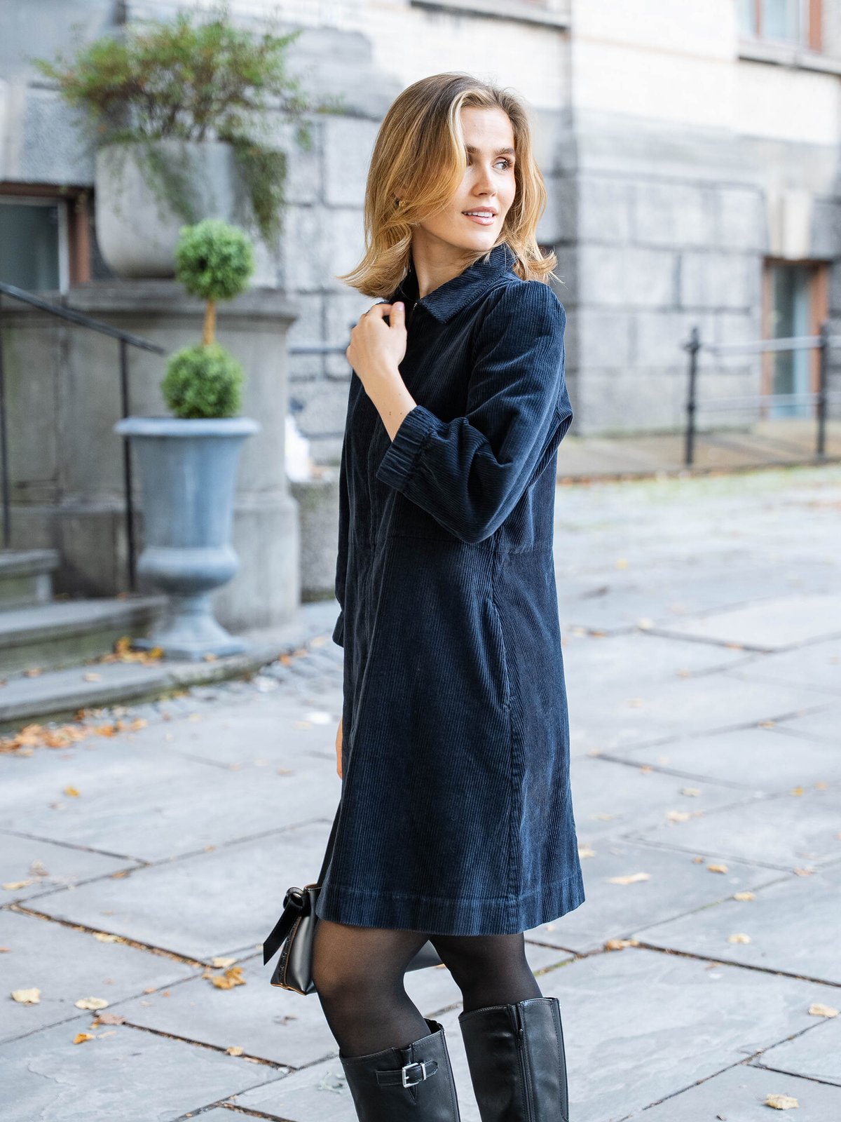 Part Two Eyvor Dress Dark Navy