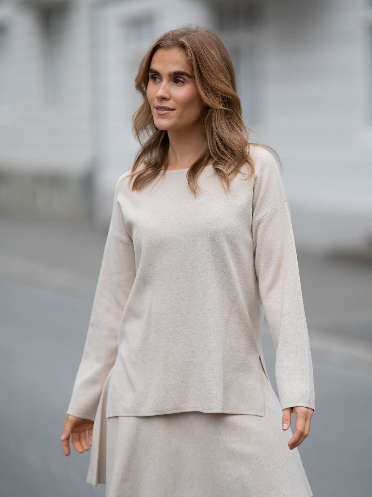 Part Two Klarra Pullover Whitecap Grey