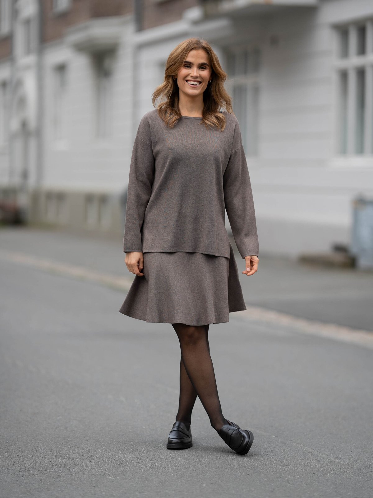 Part Two Klarra Pullover Mink Melert