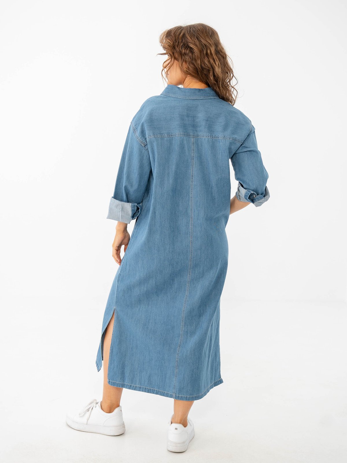 Part Two Lolla Dress Medium Blue Denim