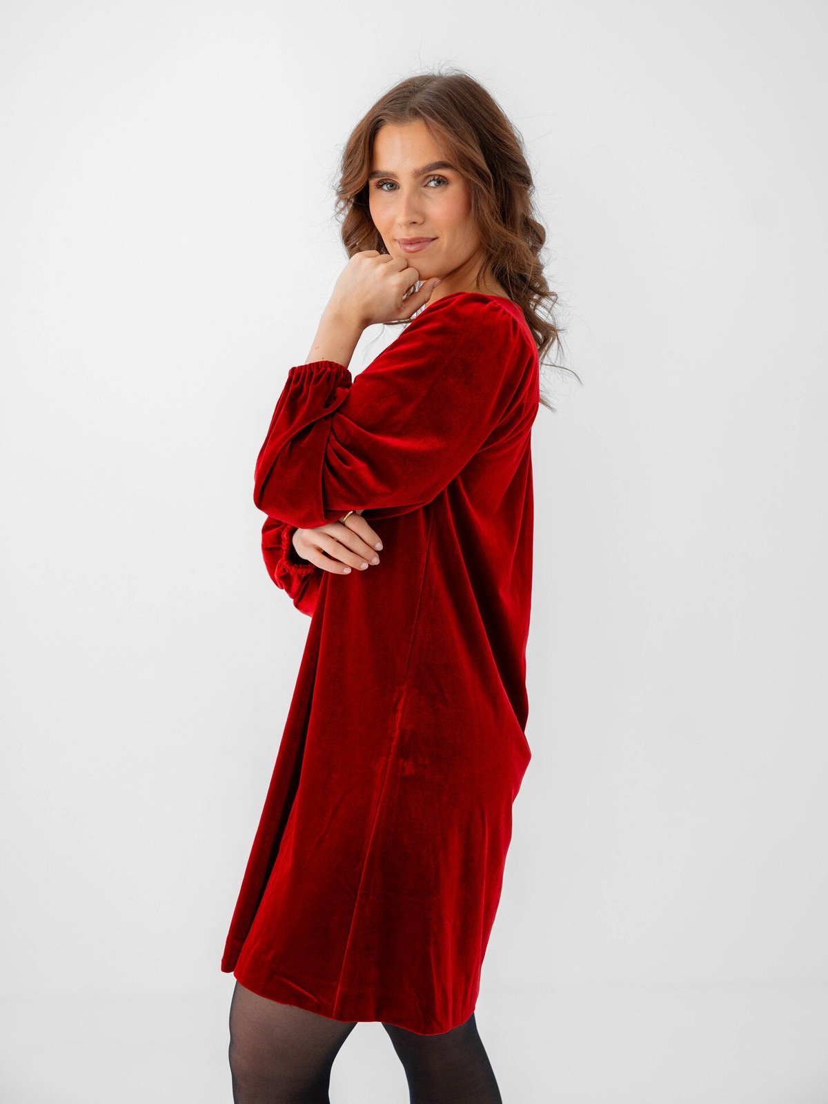 Part Two Madi Dress Rhythmic Red