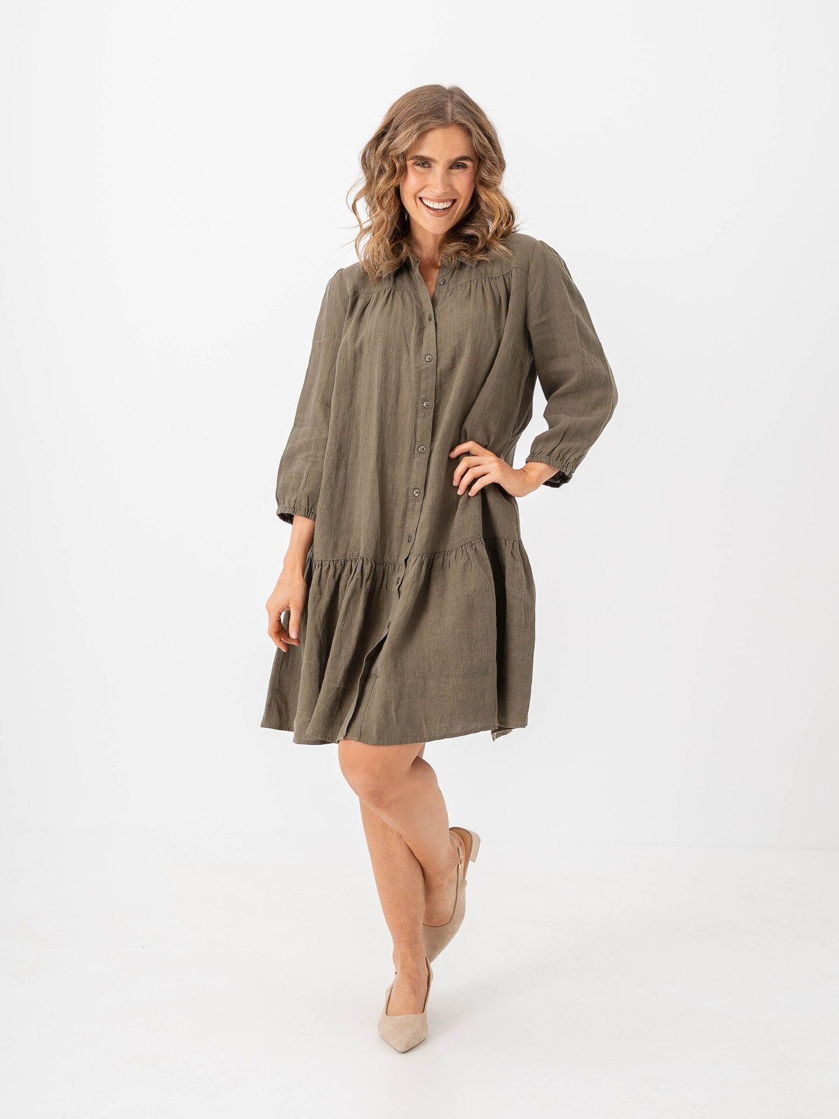 Part Two Nynja Dress Grønn