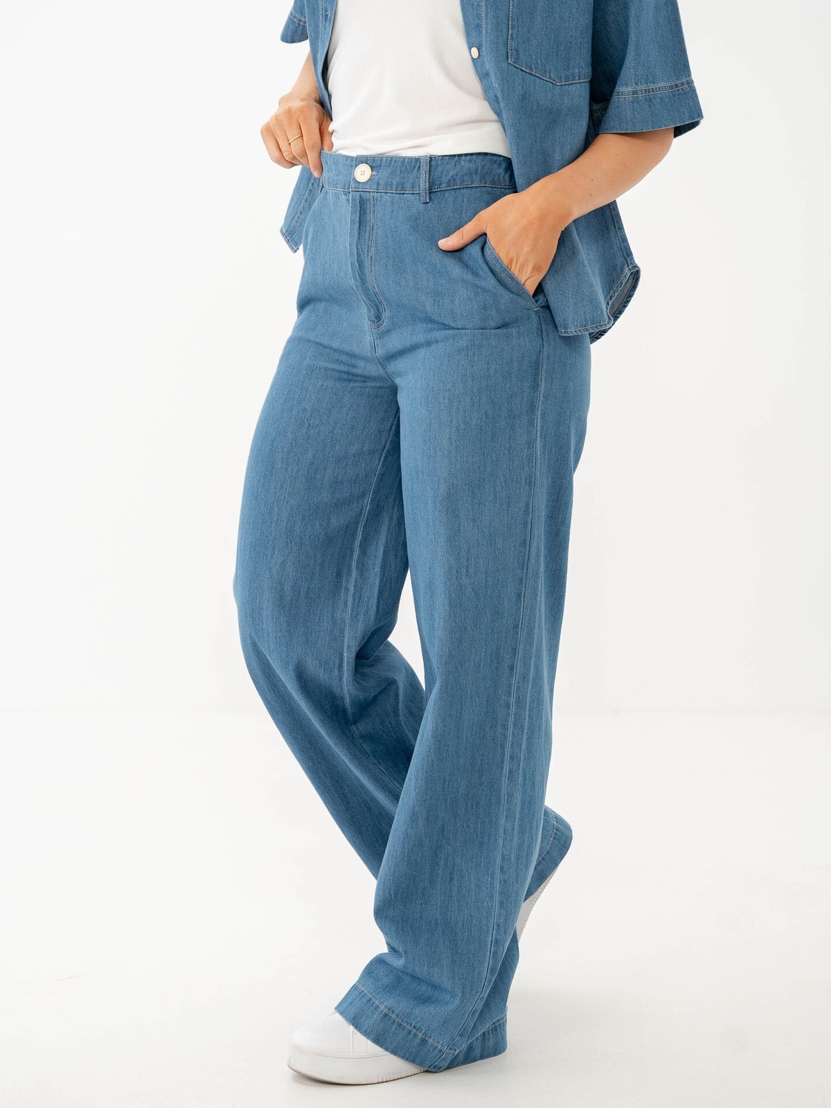 Part Two Coralie Pant Medium Blue Denim