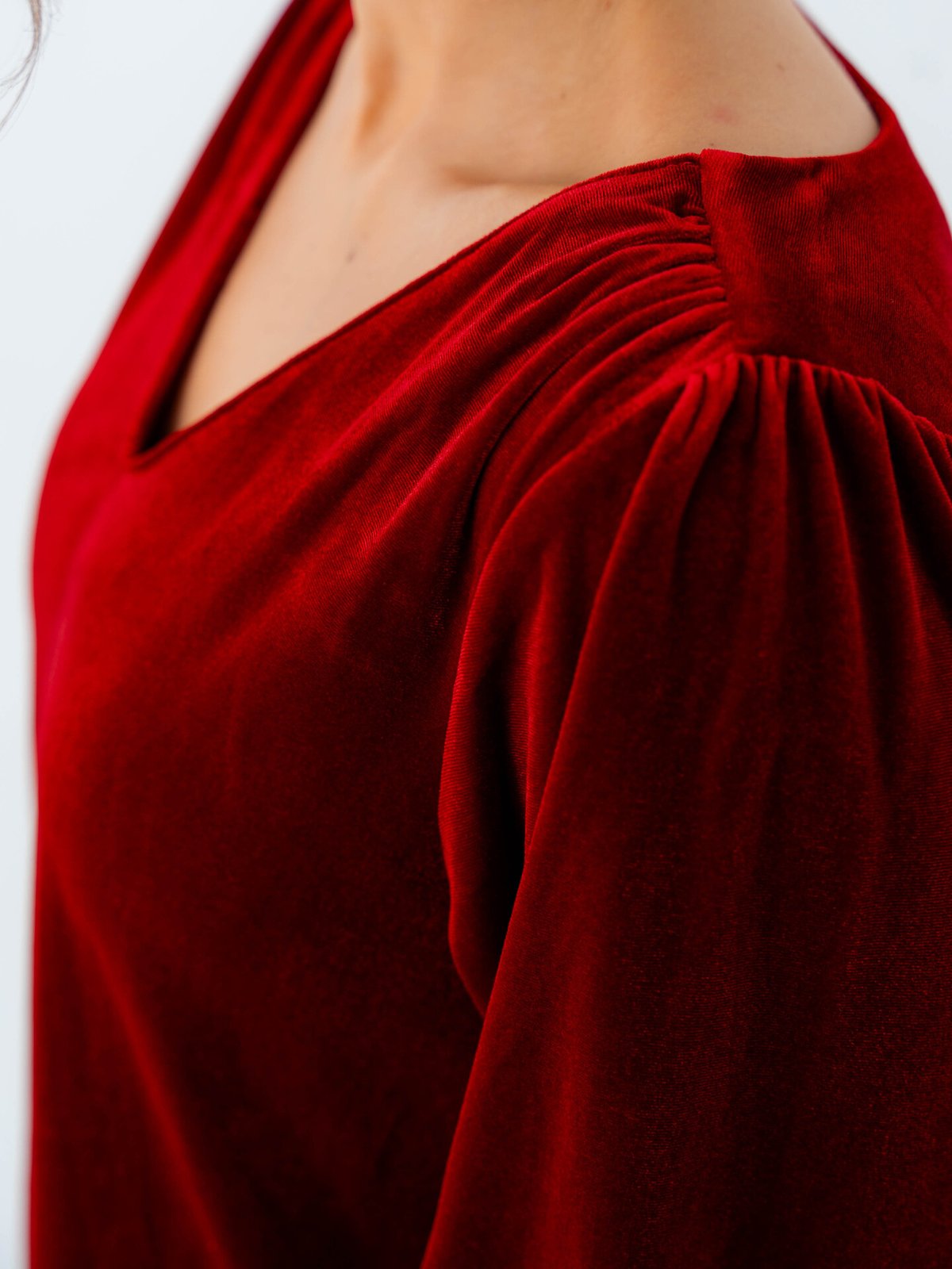 Part Two Madis Blouse Rhythmic Red