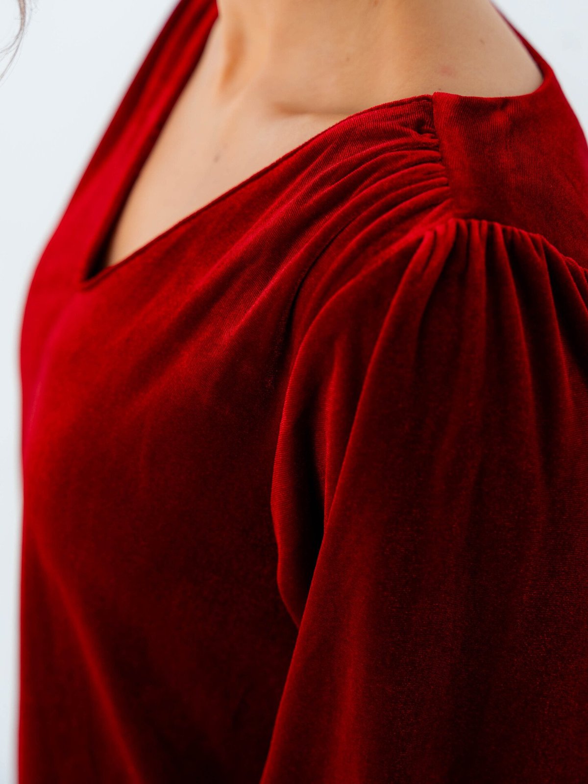 Part Two Madis Blouse Rhythmic Red