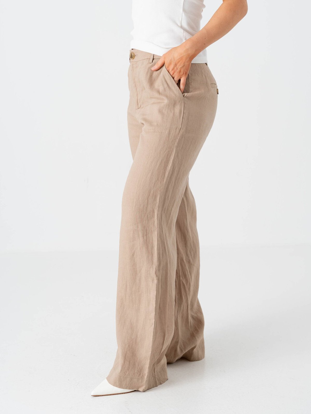 Part Two Ninnes Pant Silver Mink