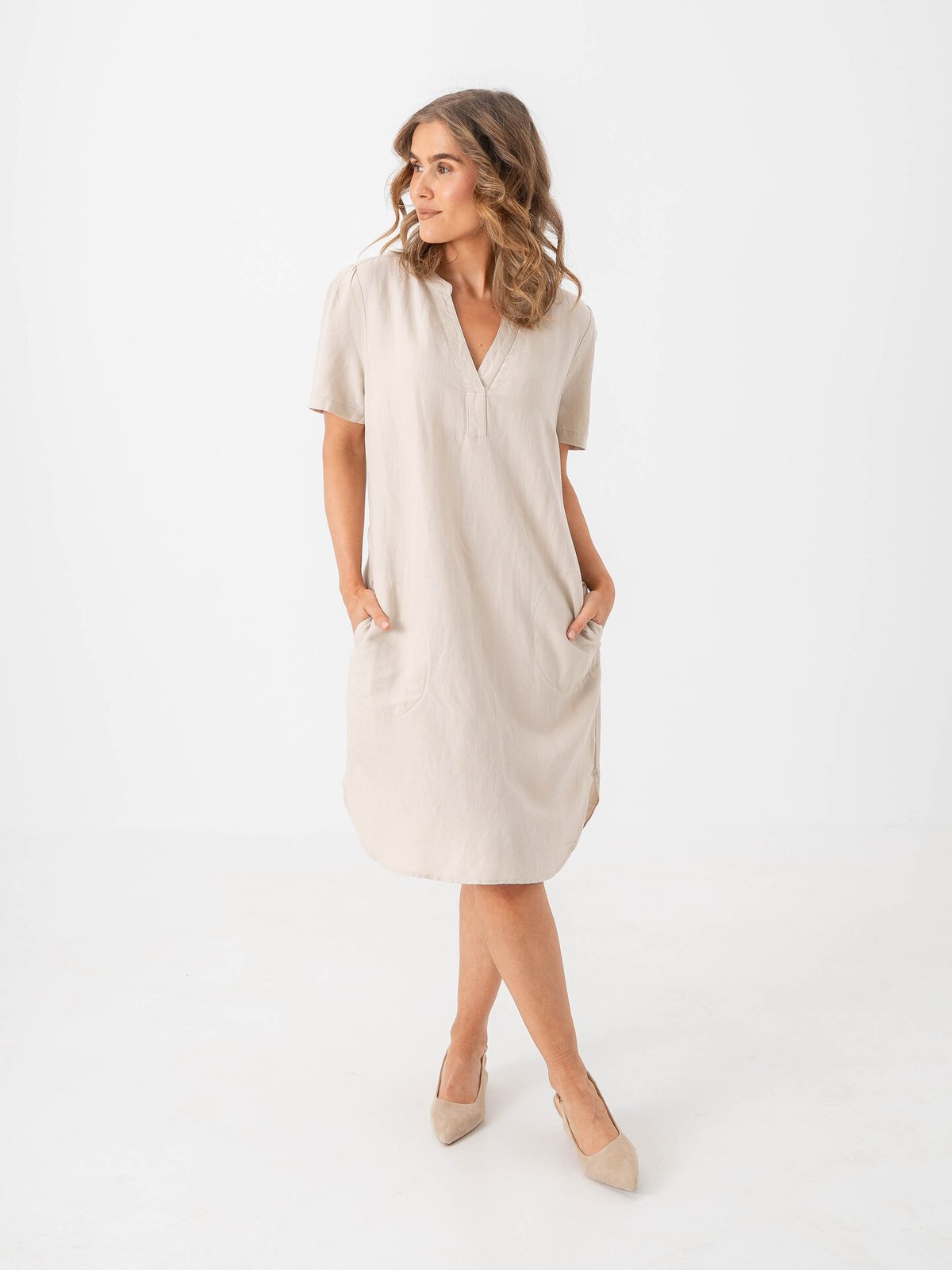 Part Two Aminase Dress Beige