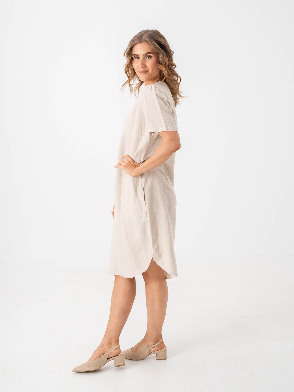 Part Two Aminase Dress Beige