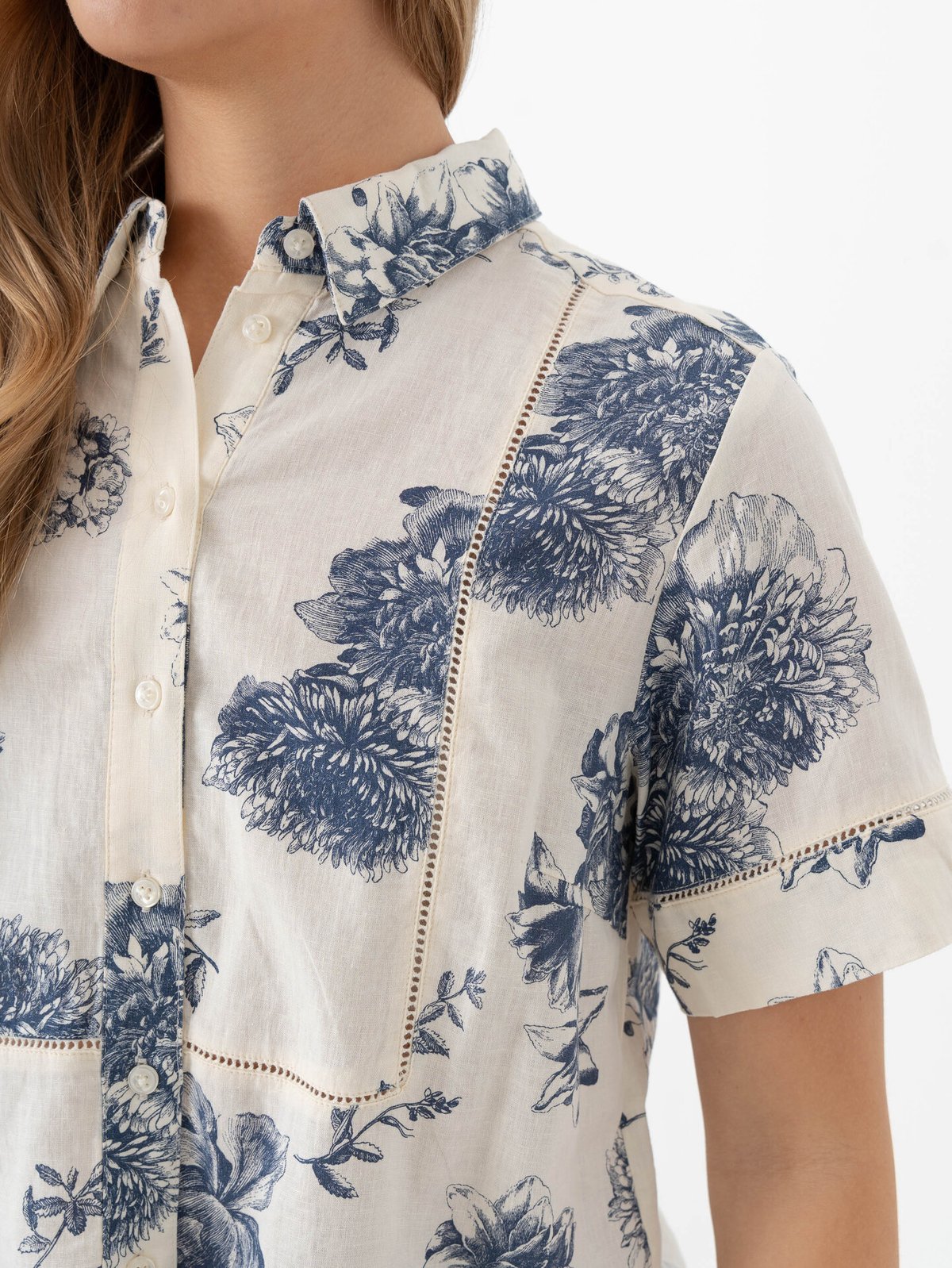 Part Two Rebitta Shirt Oceana Stunning Flower Print