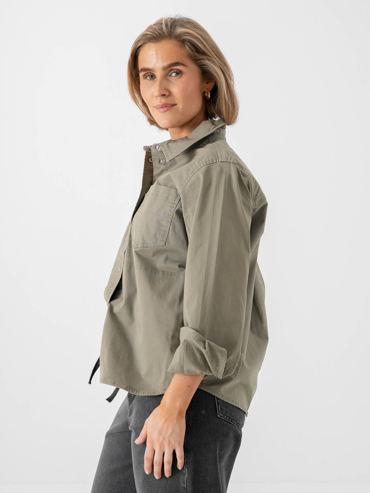 Part Two Nayla Shirt Vetiver