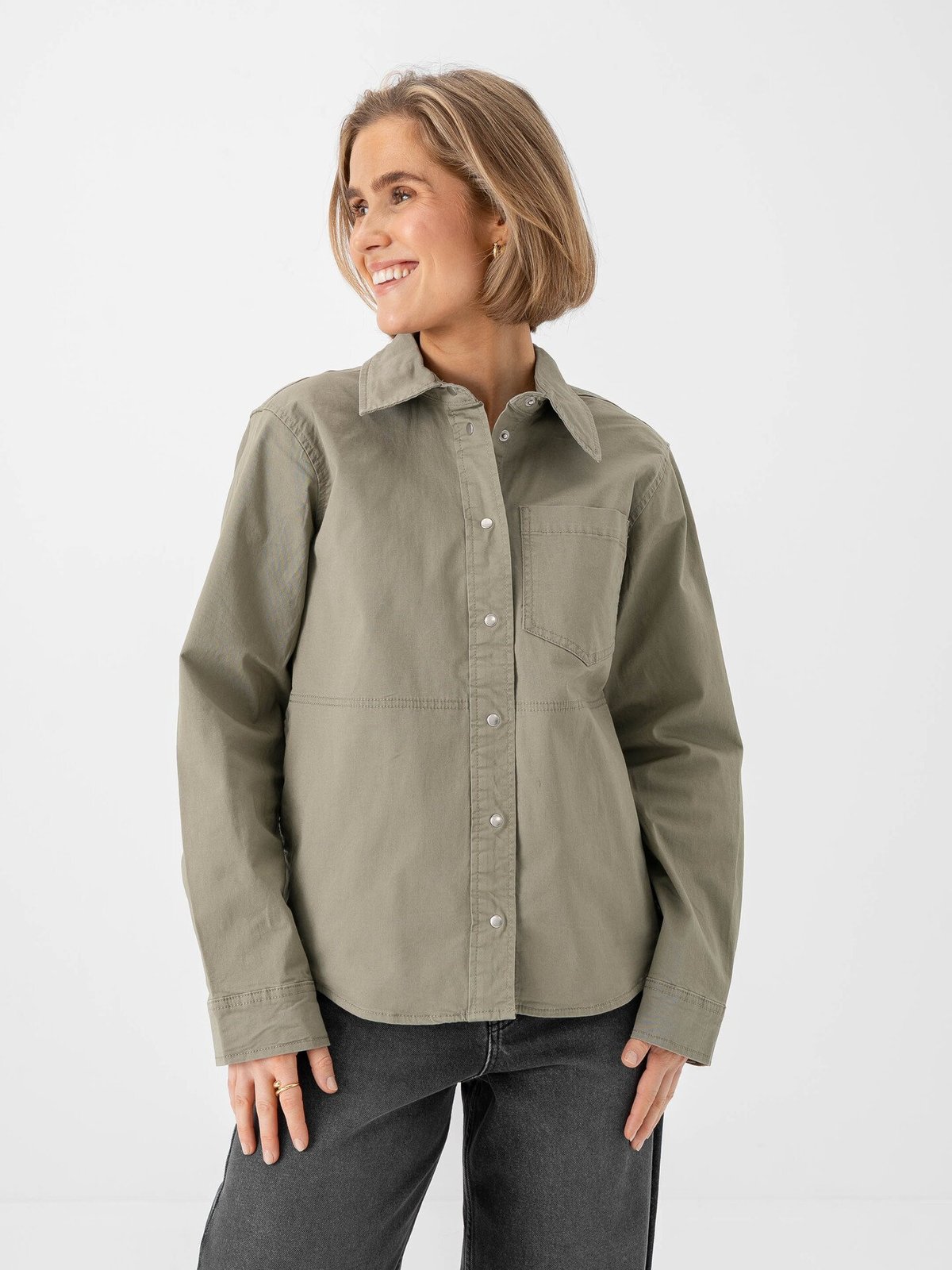 Part Two Nayla Shirt Vetiver