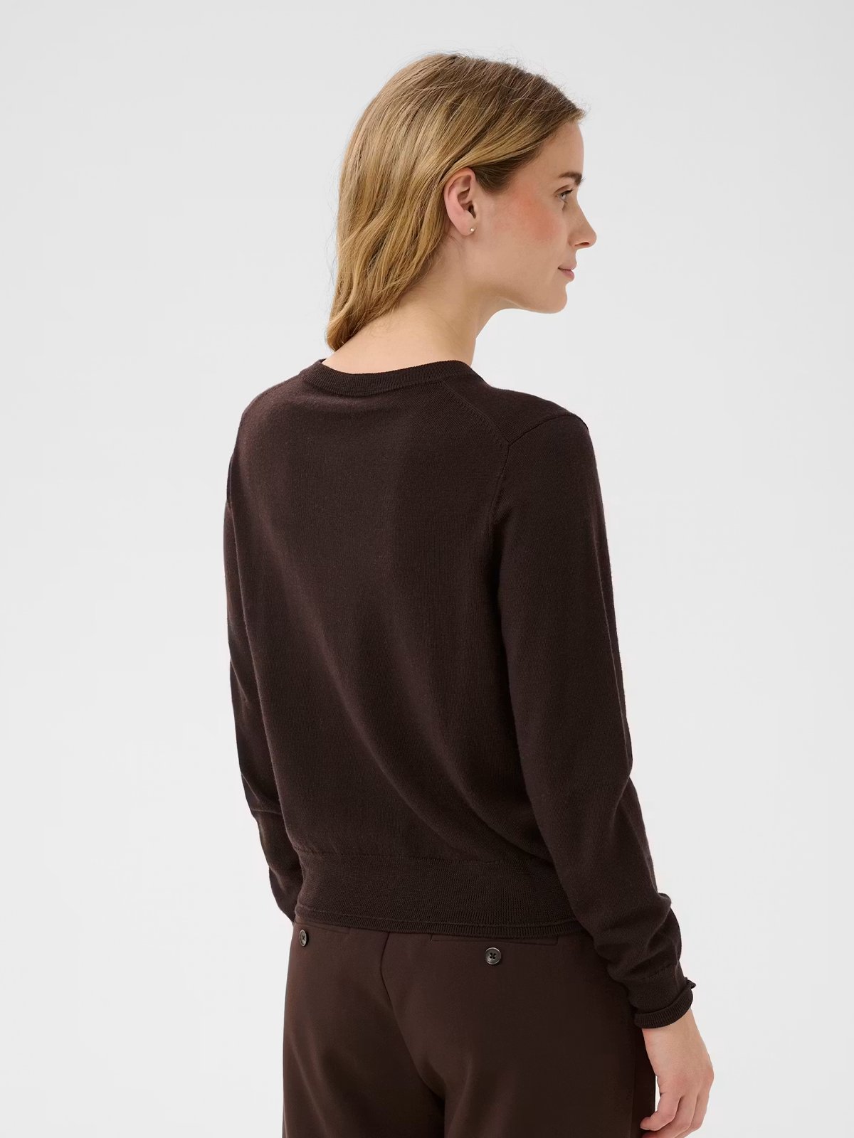 Part Two Noelani Cardigan Mole / Brown