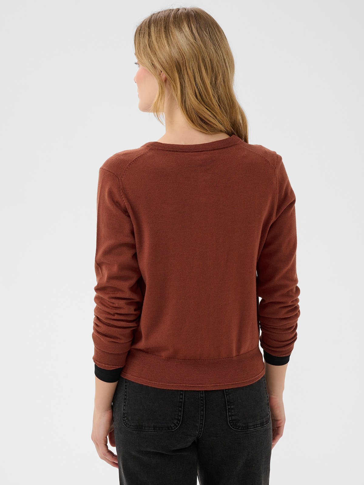 Part Two Noelani Cardigan Roasted Russet - Red