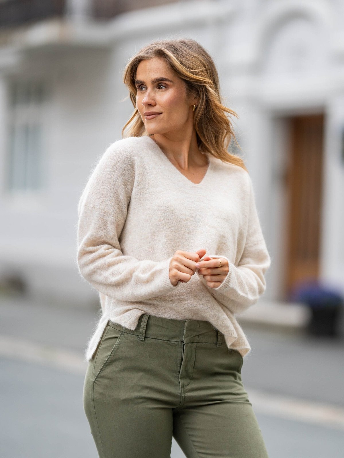 Part Two Titina Pullover French Oak Melange