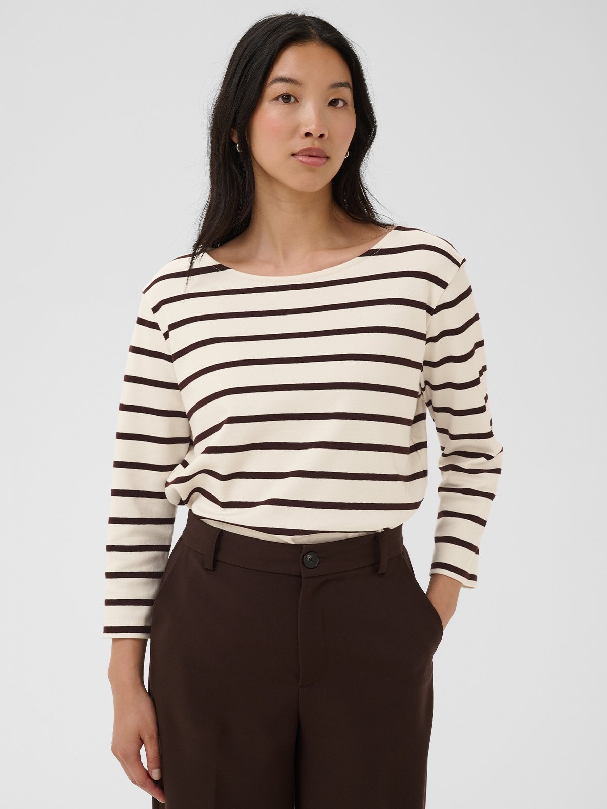 Part Two Nela T-shirt Mole Stripe