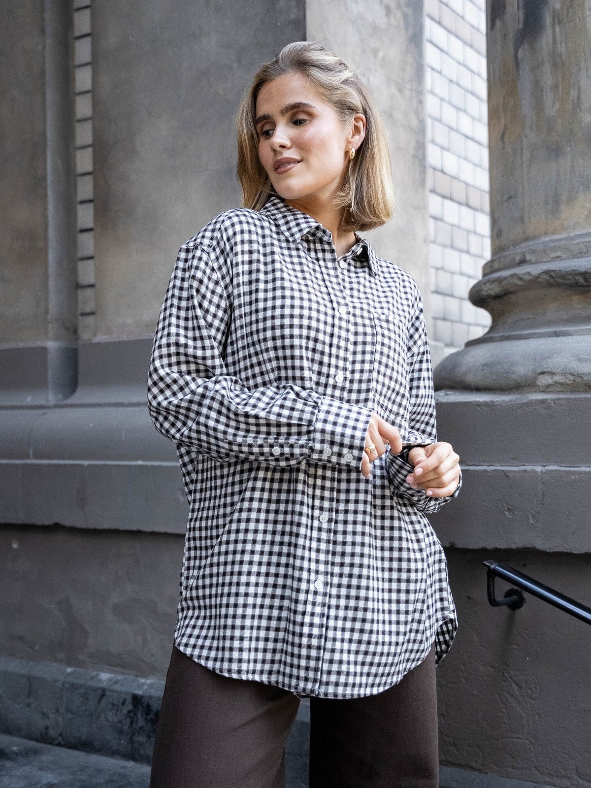 Part Two Samea Shirt Garnache Mini Check