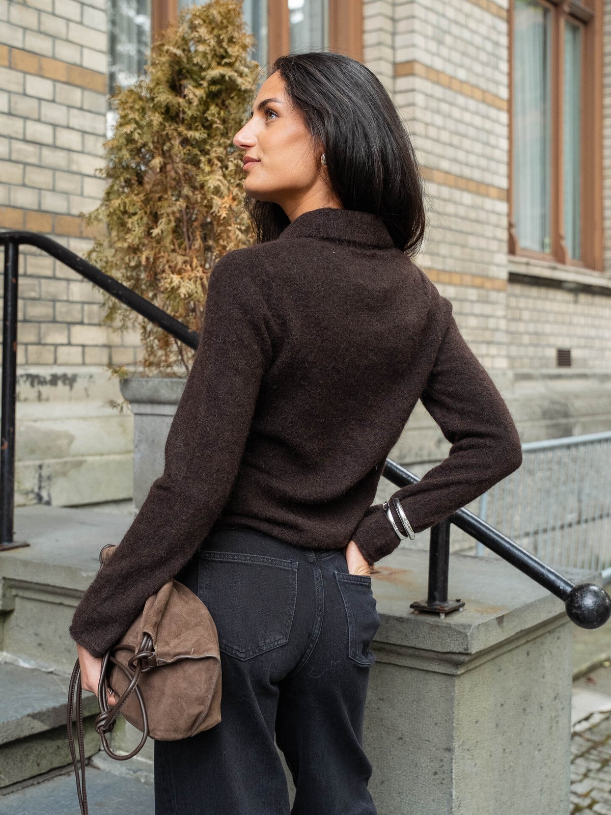 Part Two Silya Pullover Ganache Melange