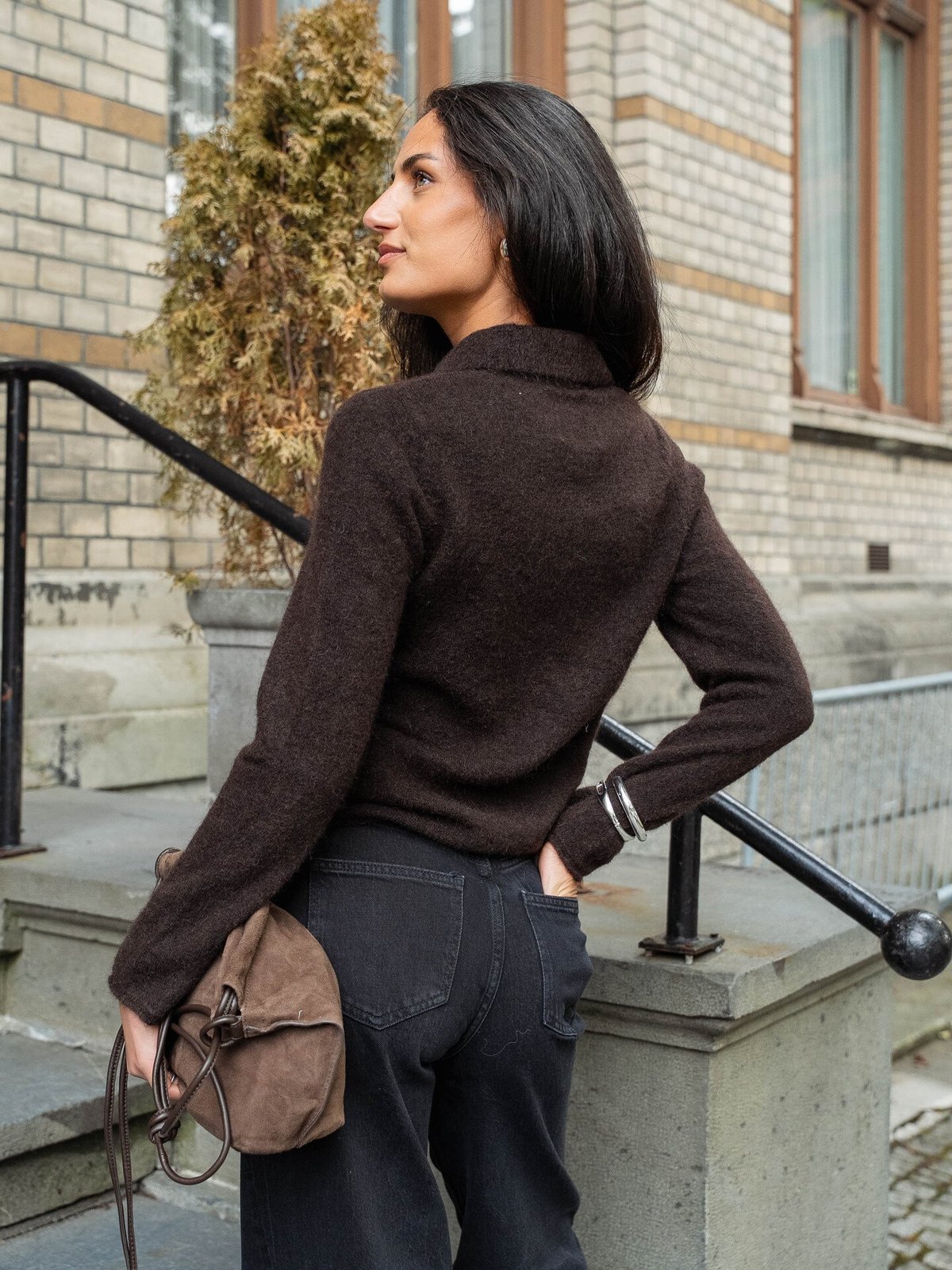 Part Two Silya Pullover Ganache Melange