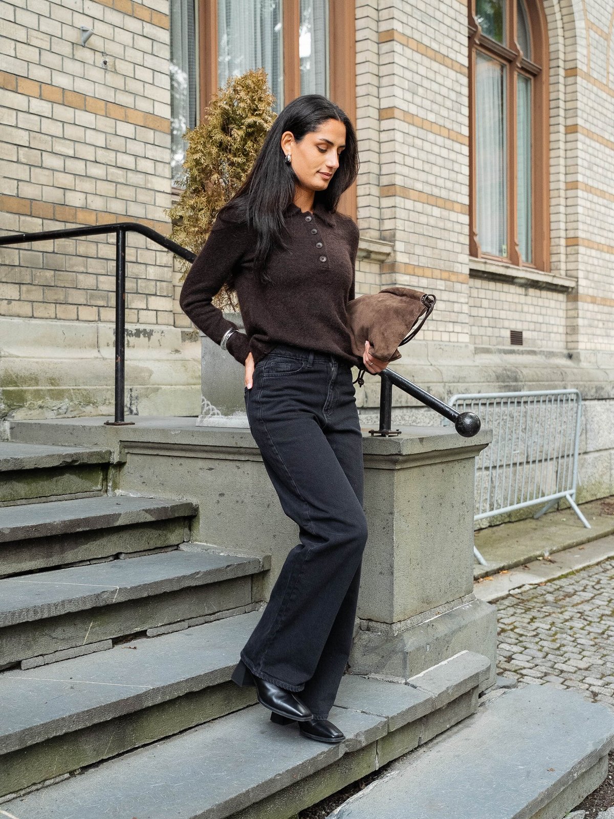 Part Two Silya Pullover Ganache Melange