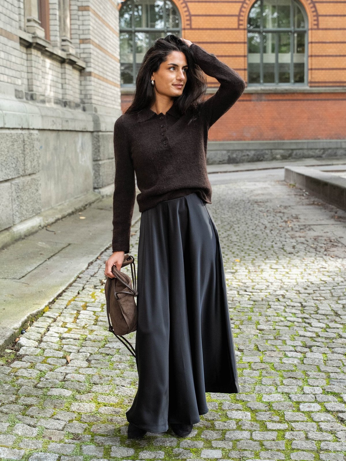 Part Two Silya Pullover Ganache Melange