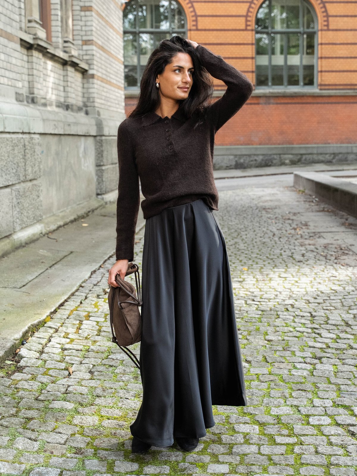 Part Two Silya Pullover Ganache Melange