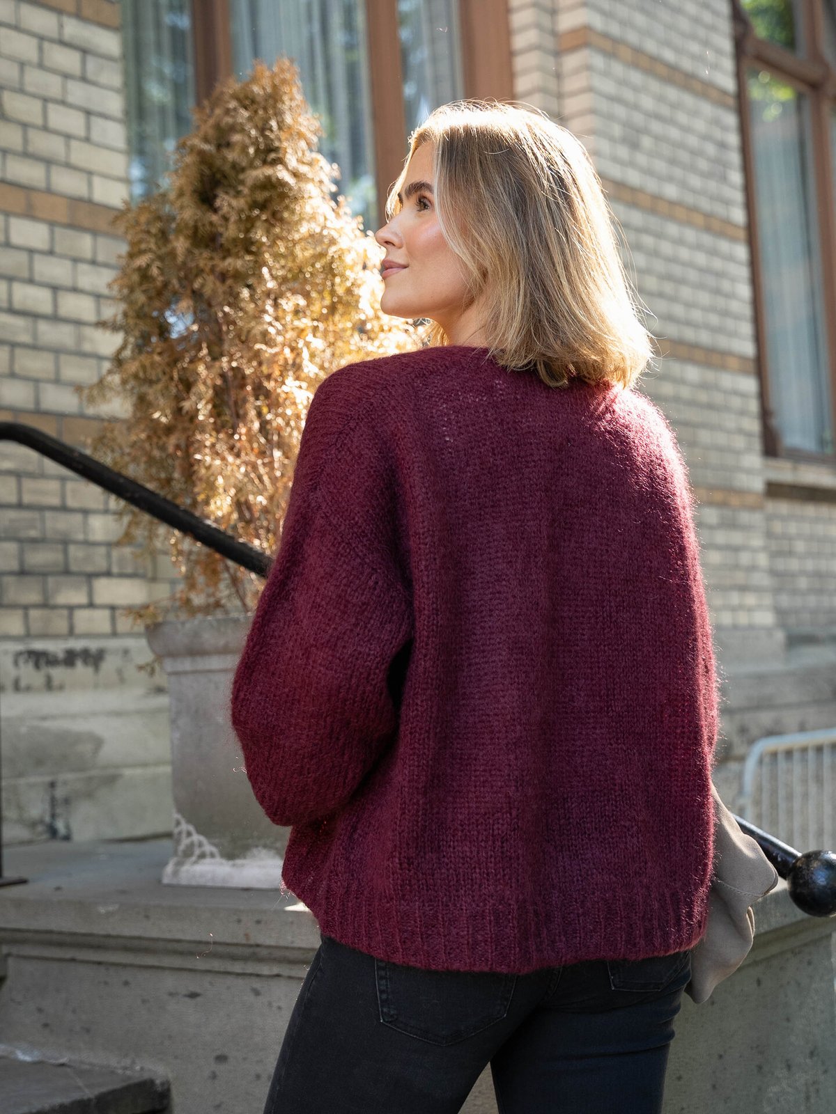 Part Two Rastina Cardigan Tawny Port