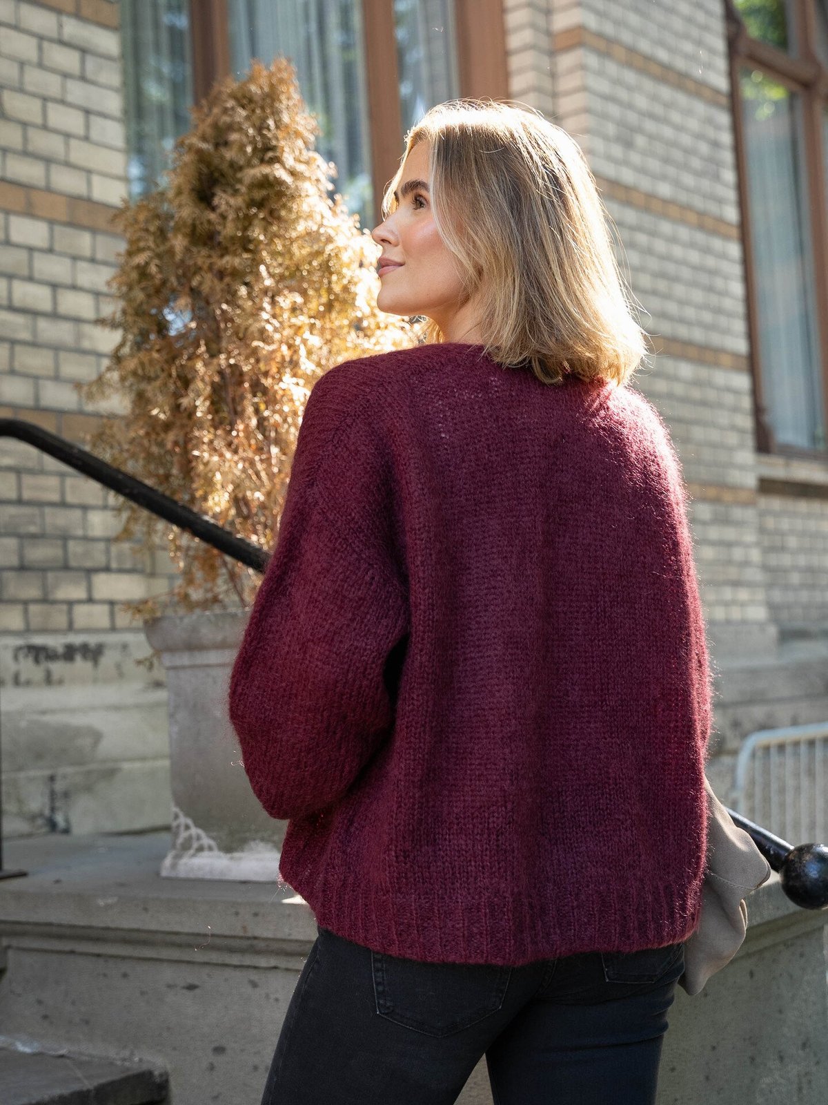 Part Two Rastina Cardigan Tawny Port