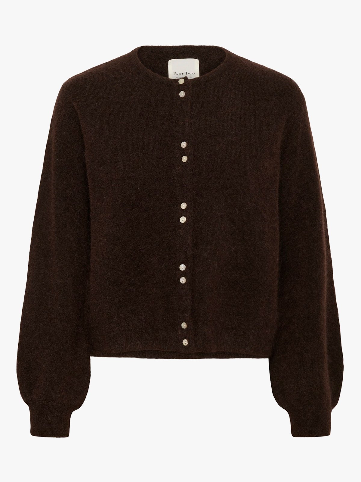 Part Two Ninell Cardigan Ganache Melange