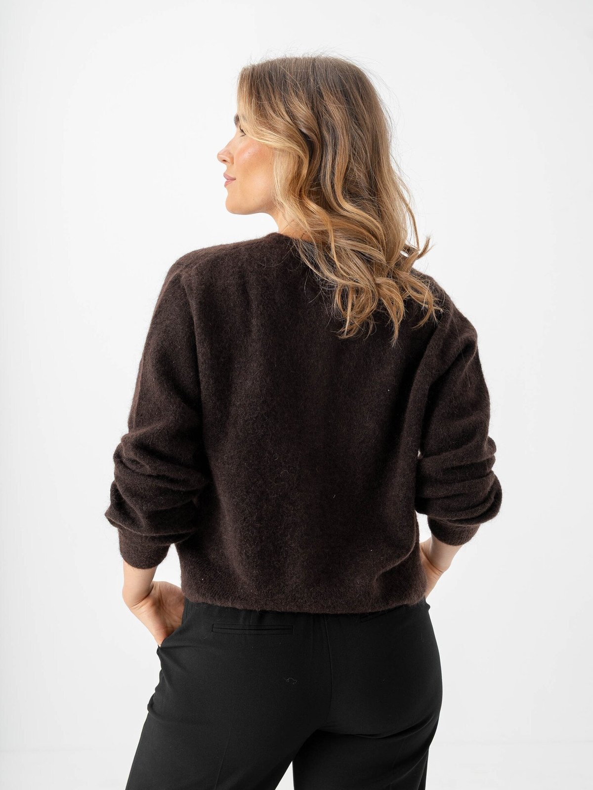 Part Two Ninell Cardigan Ganache Melange