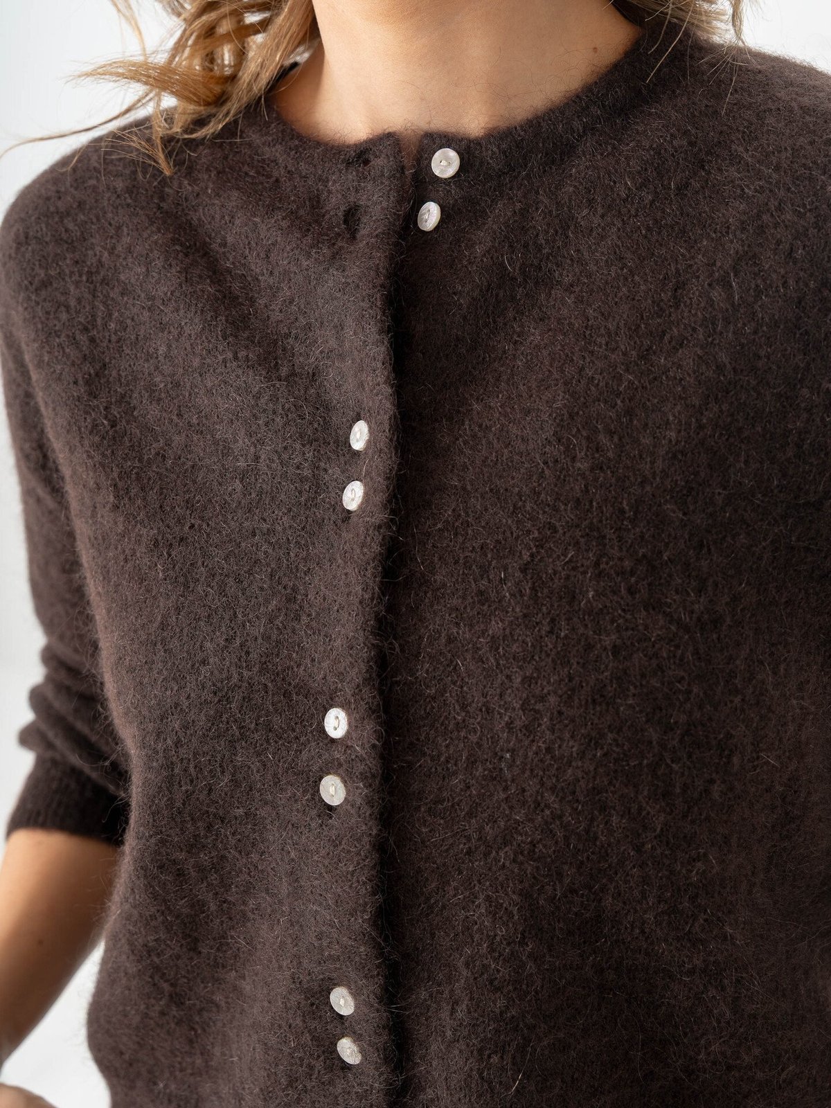 Part Two Ninell Cardigan Ganache Melange