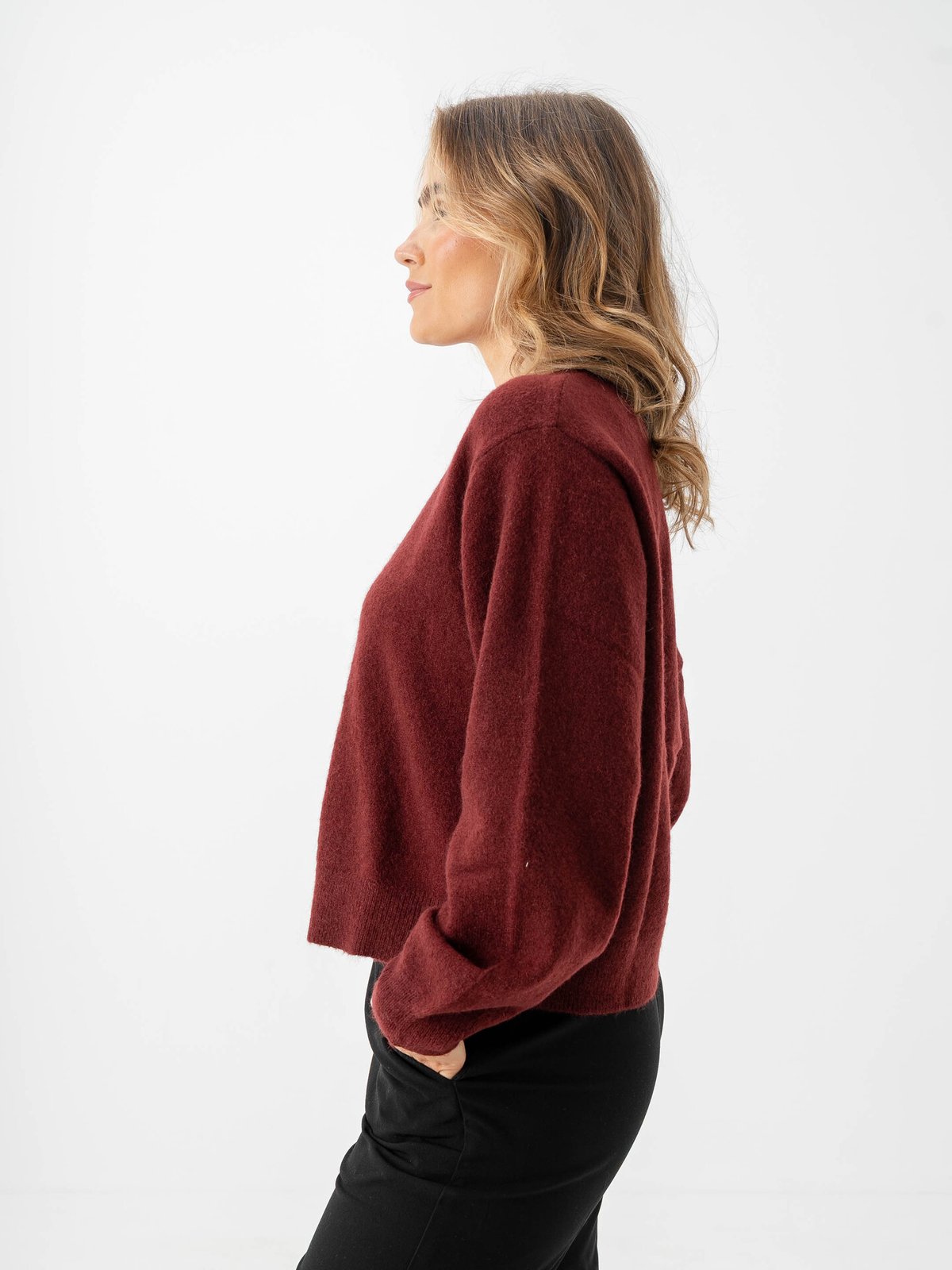 Part Two Ninell Cardigan Tawny Port