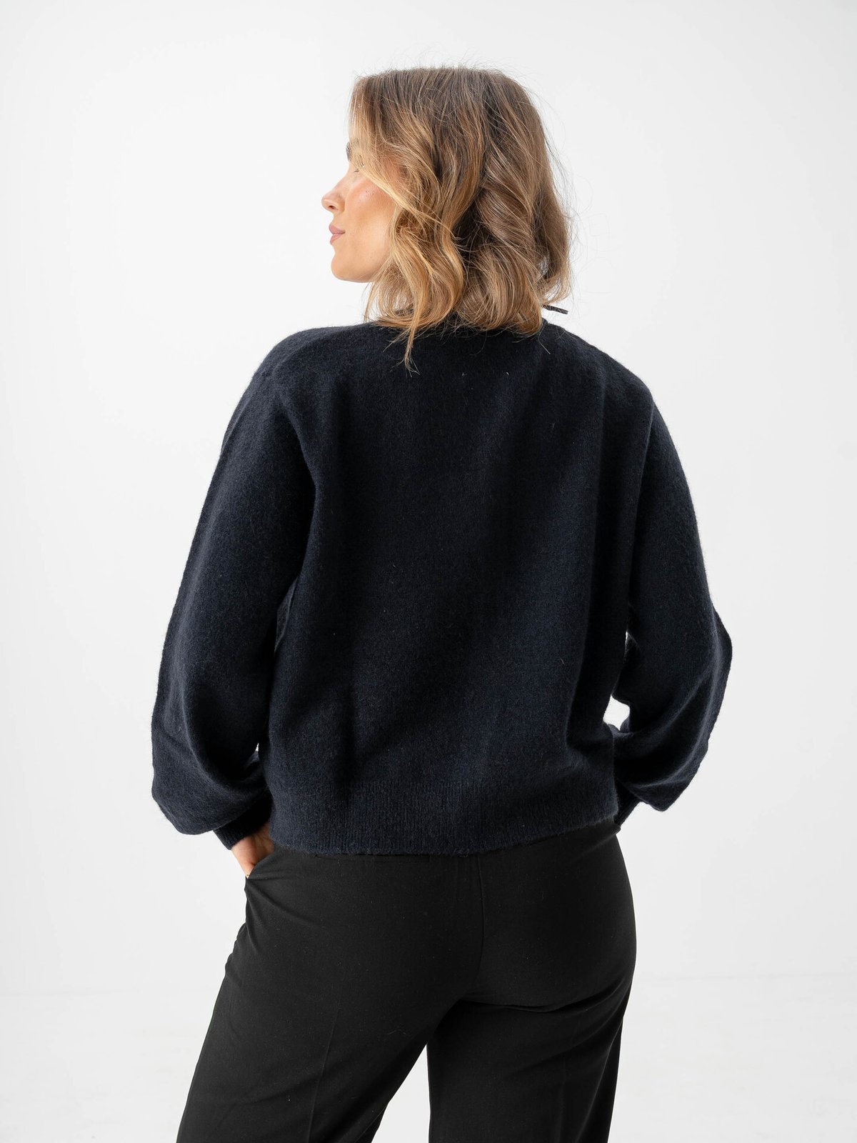 Part Two Ninell Cardigan Dark Navy