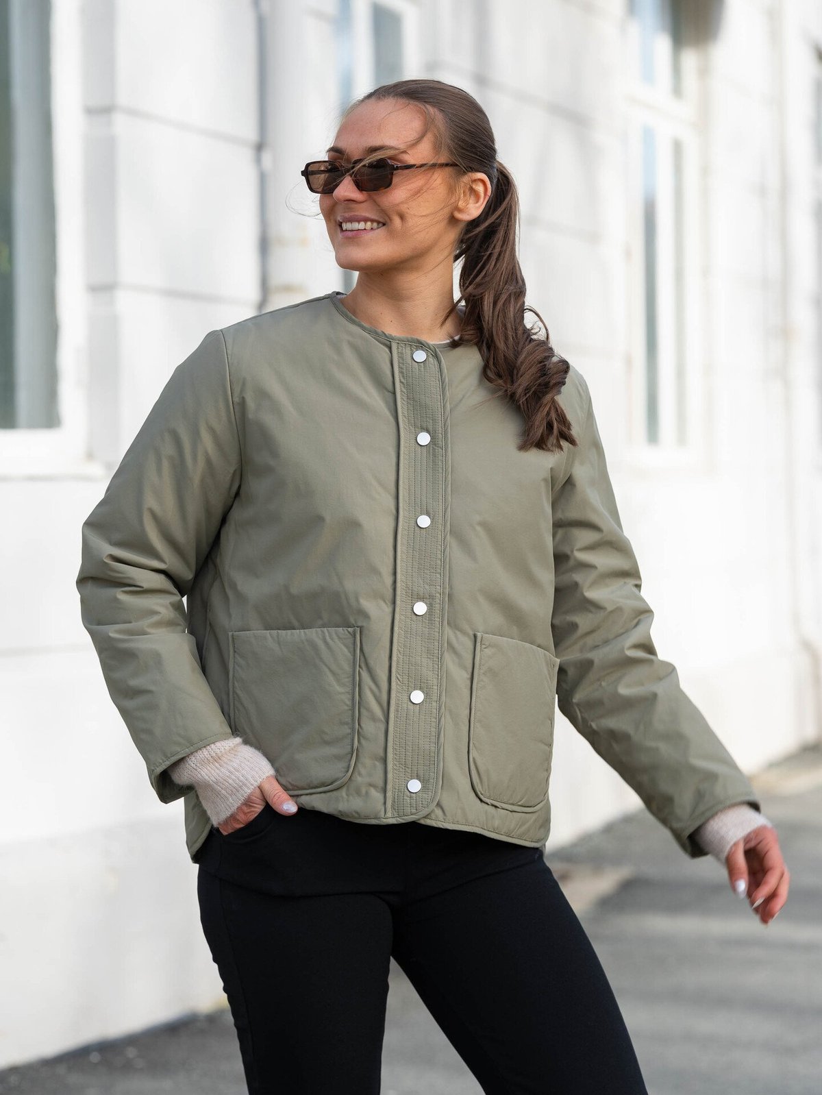 Part Two Yamina Jacket Vetiver