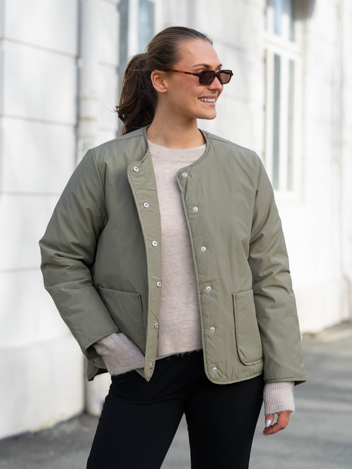 Part Two Yamina Jacket Vetiver