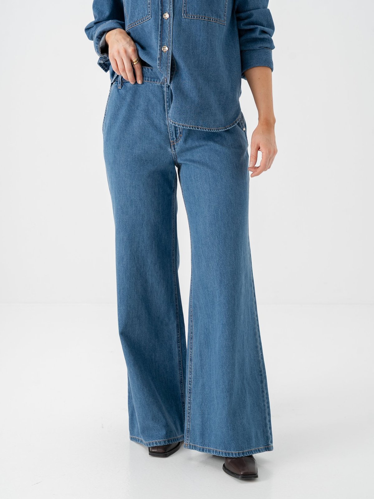 Part Two Safinas Pant Medium Blue Denim