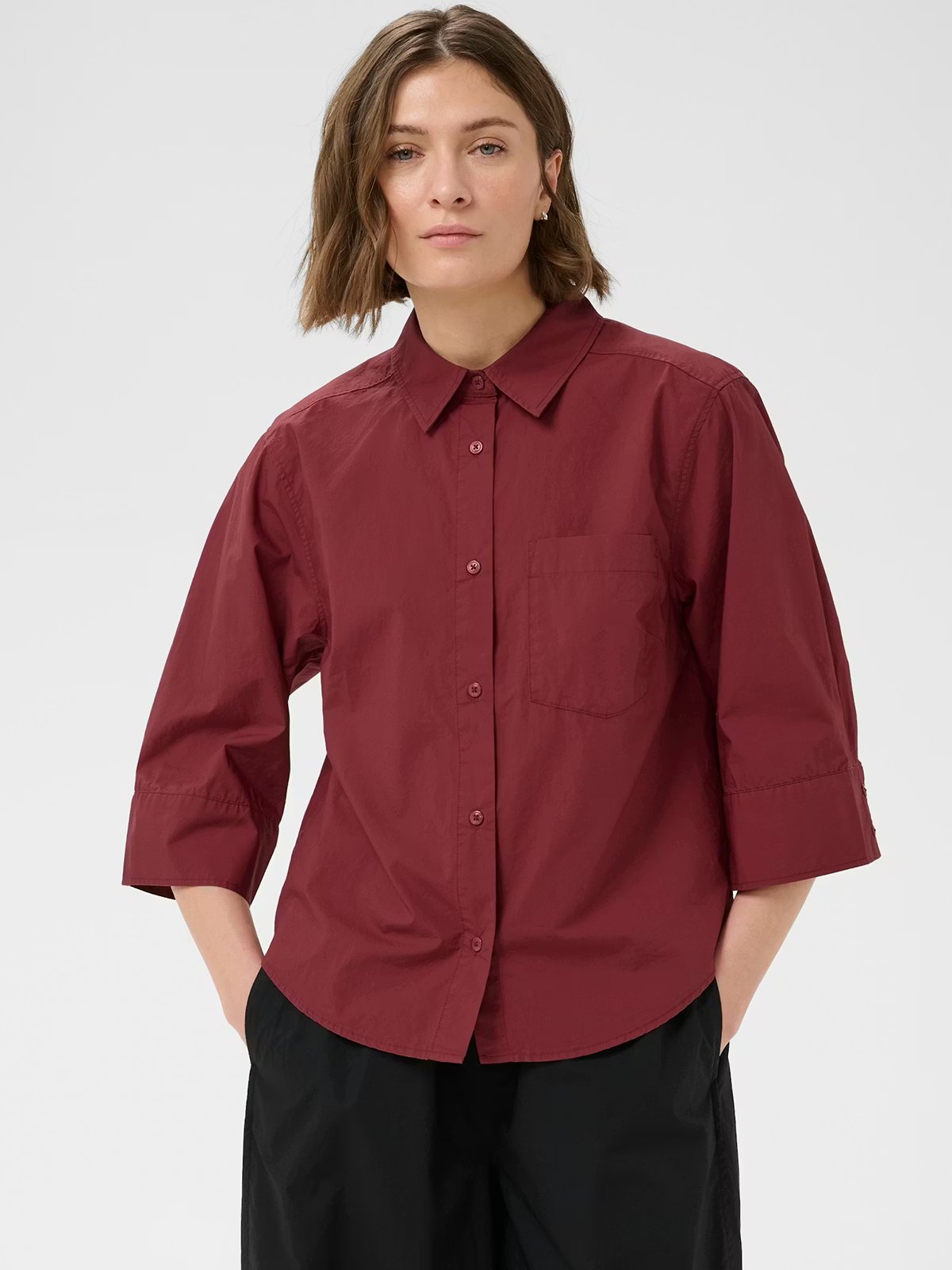 Part Two Botilla PW Shirt Burnt Russet / Red