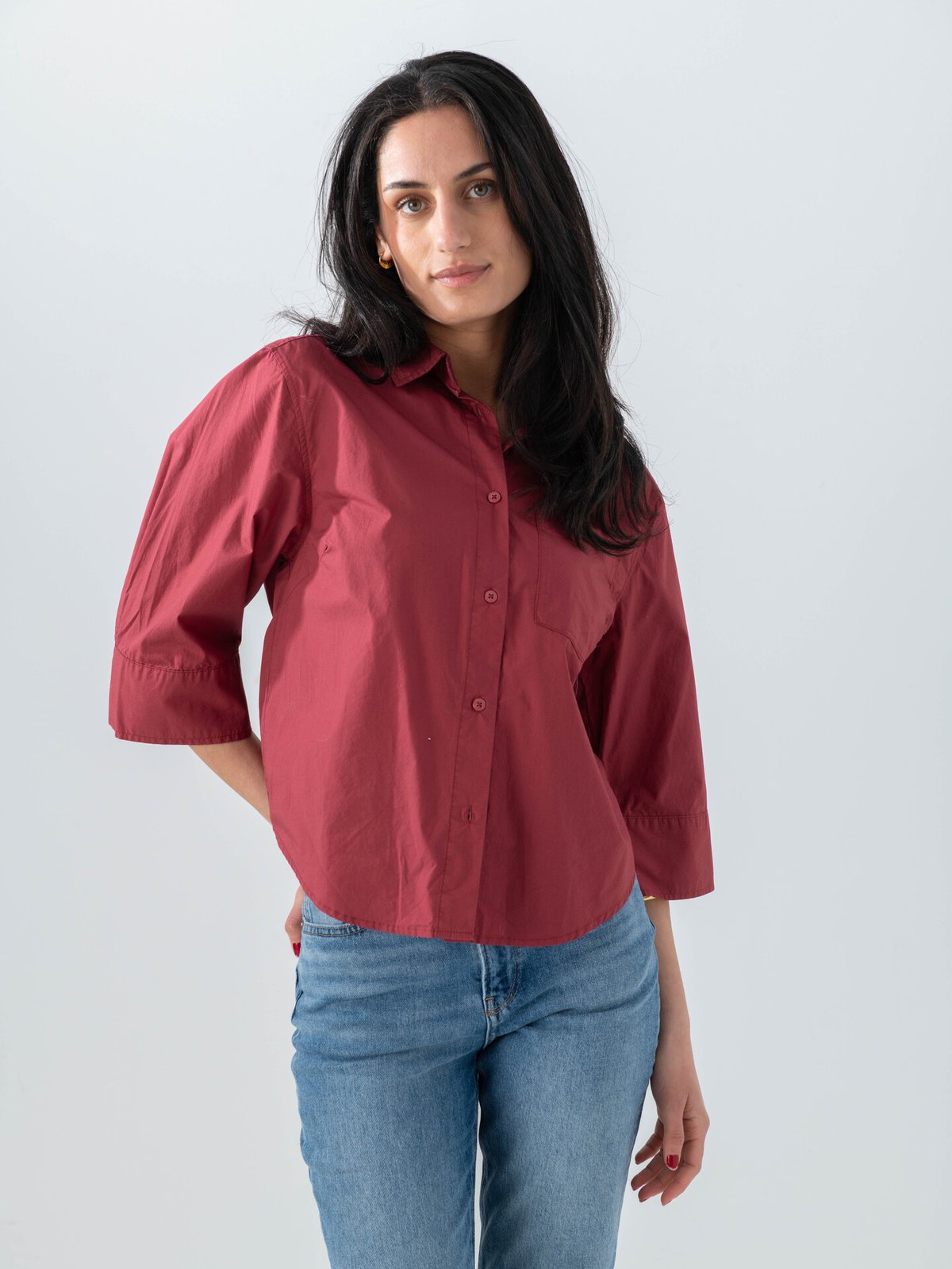 Part Two Botilla PW Shirt Burnt Russet / Red