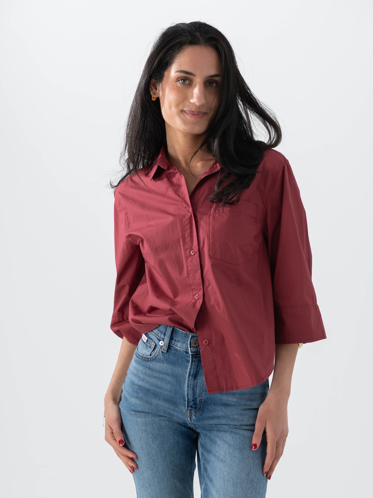 Part Two Botilla PW Shirt Burnt Russet / Red