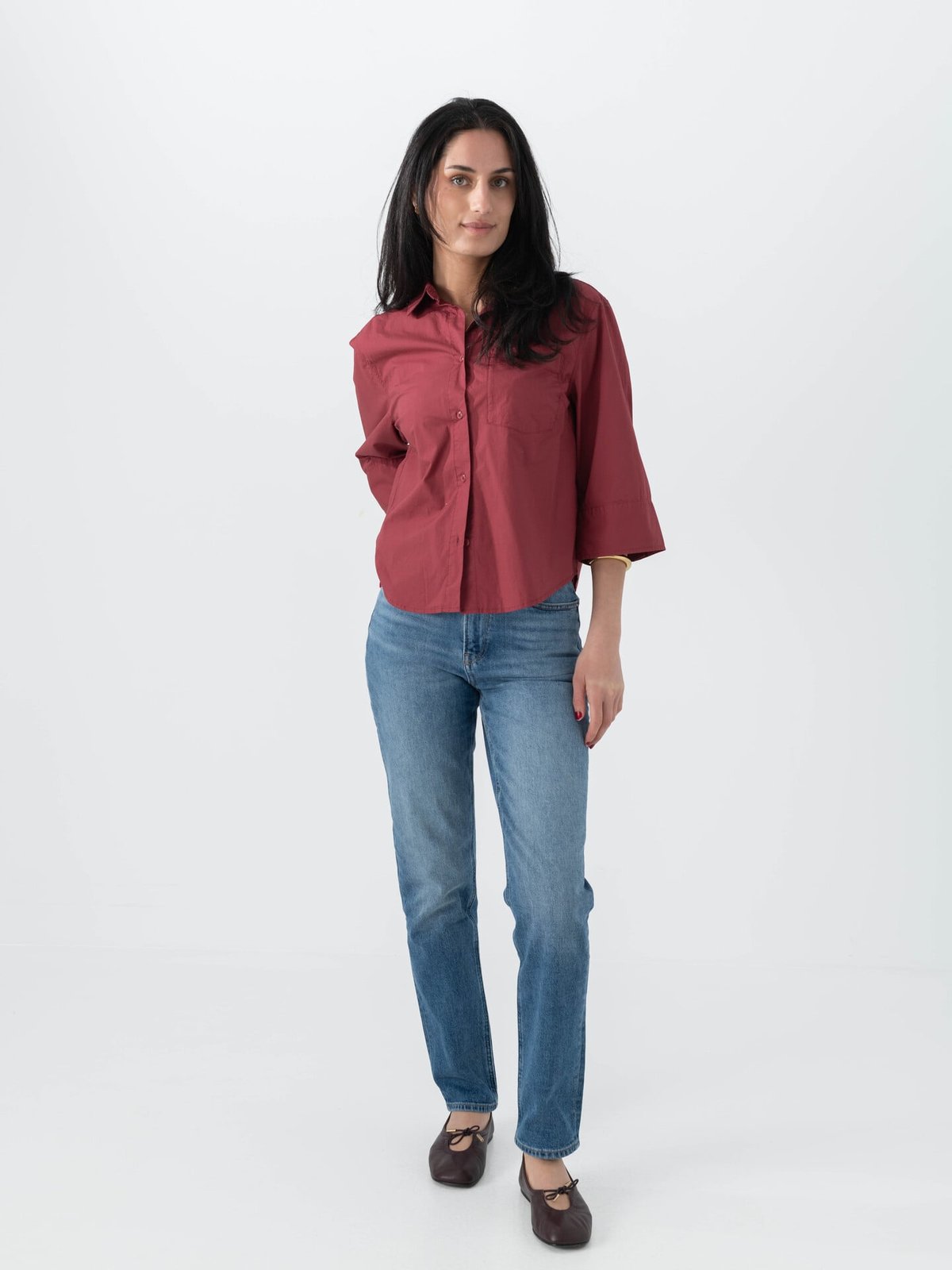 Part Two Botilla PW Shirt Burnt Russet / Red