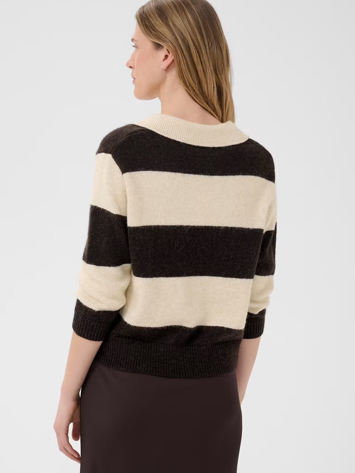 Part Two Charlott Pullover Whitecap Gray / Molé Stripe / Nature