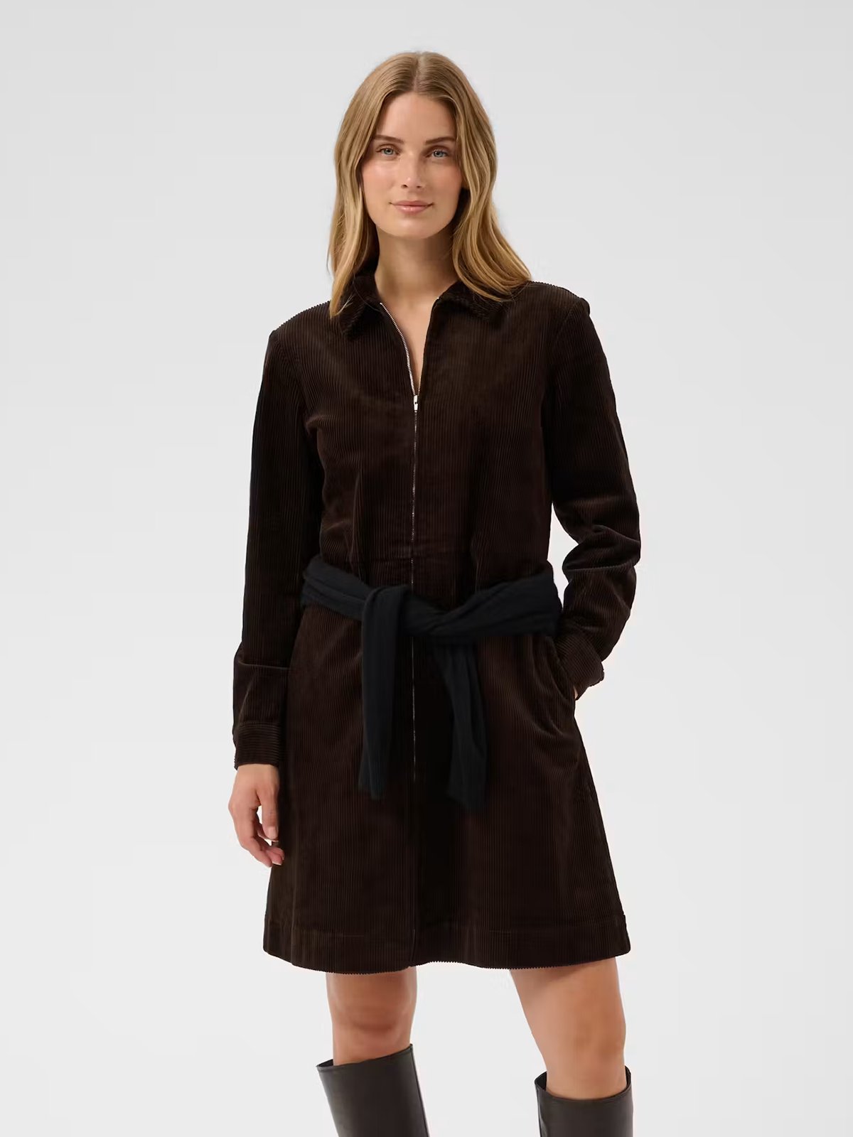Part Two Eyvoran Dress Mole' Brown