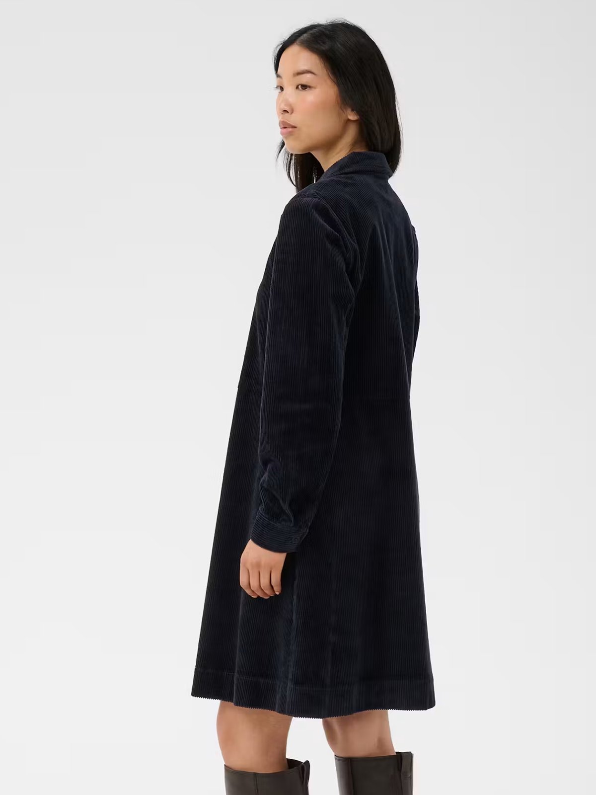Part Two Eyvoran Dress Dark Navy