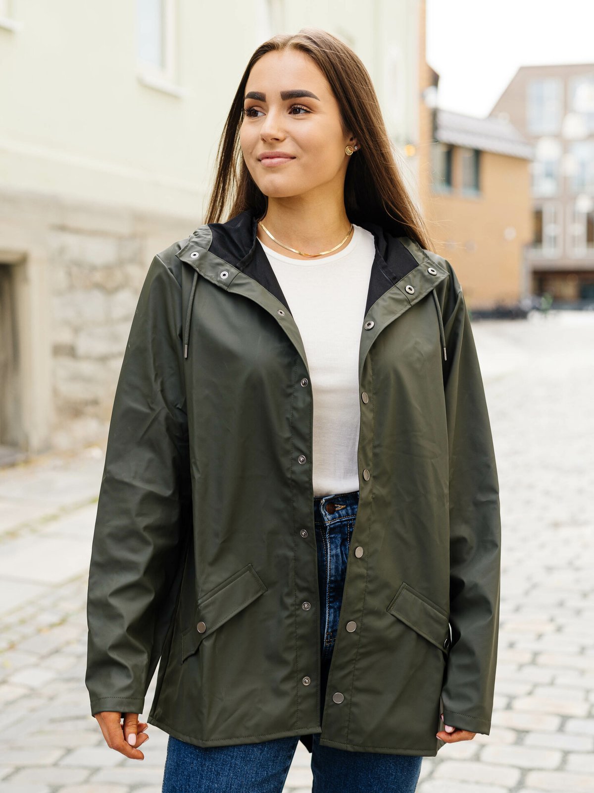 Rains Jacket Green