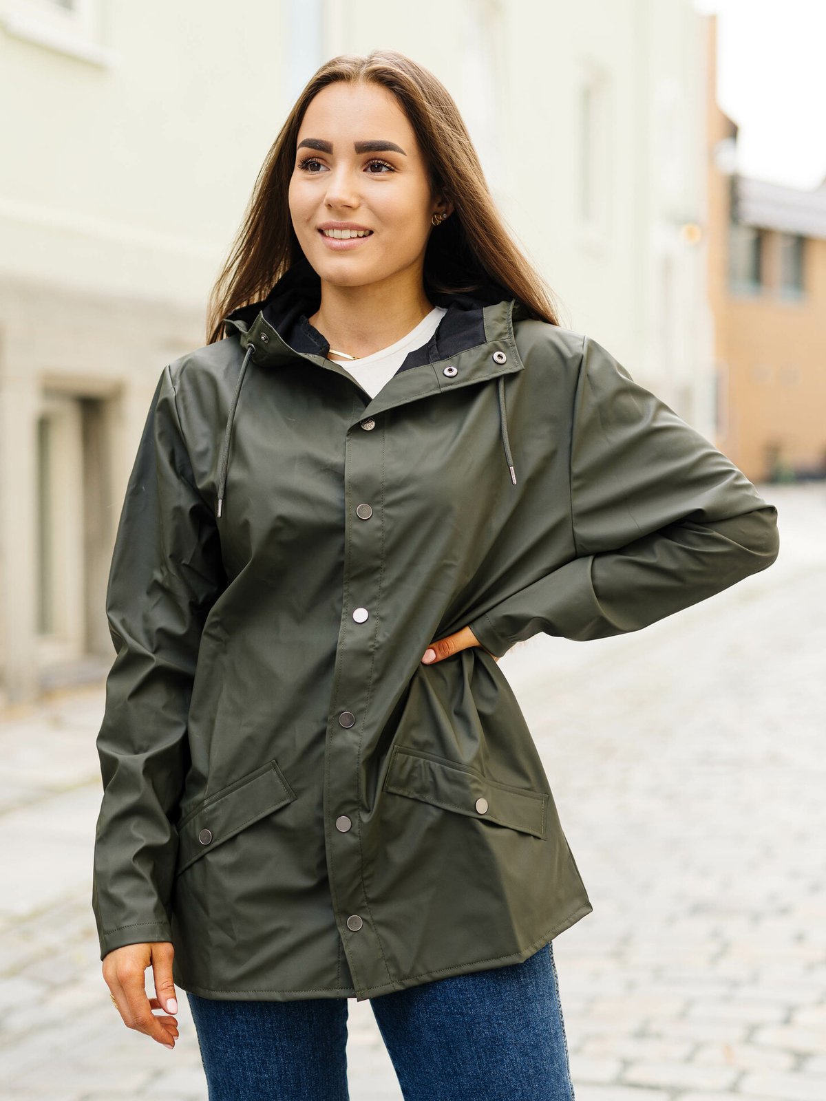 Rains Jacket Green