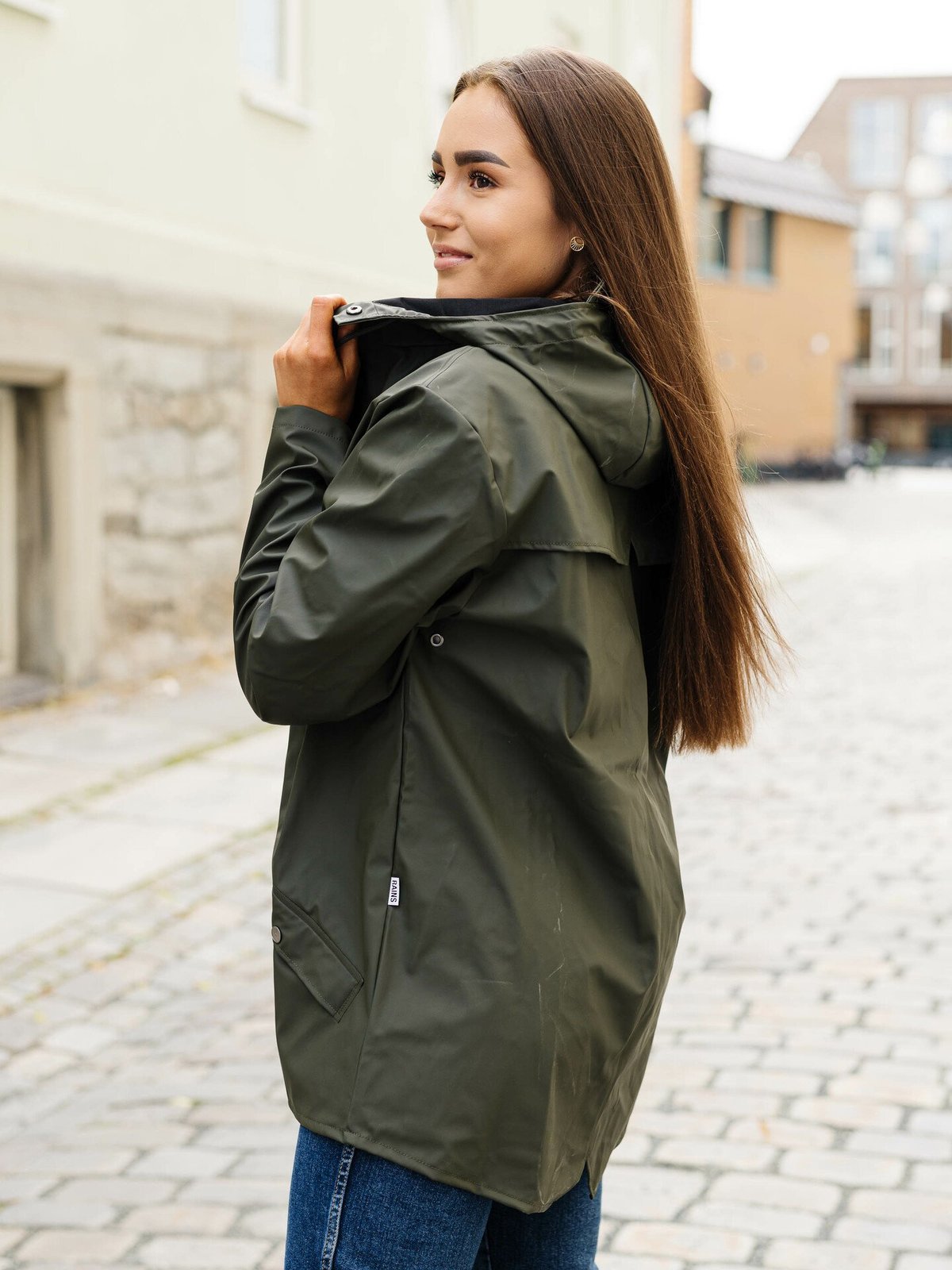 Rains Jacket Green
