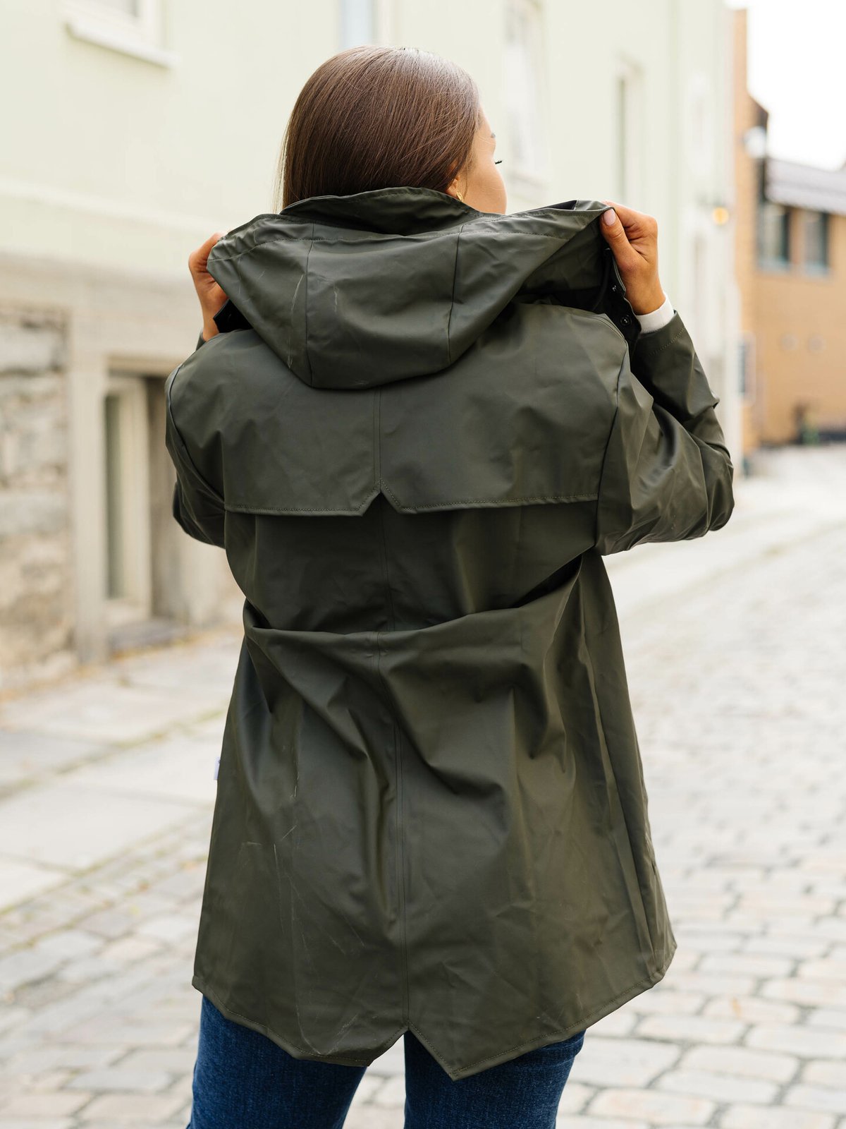 Rains Jacket Green
