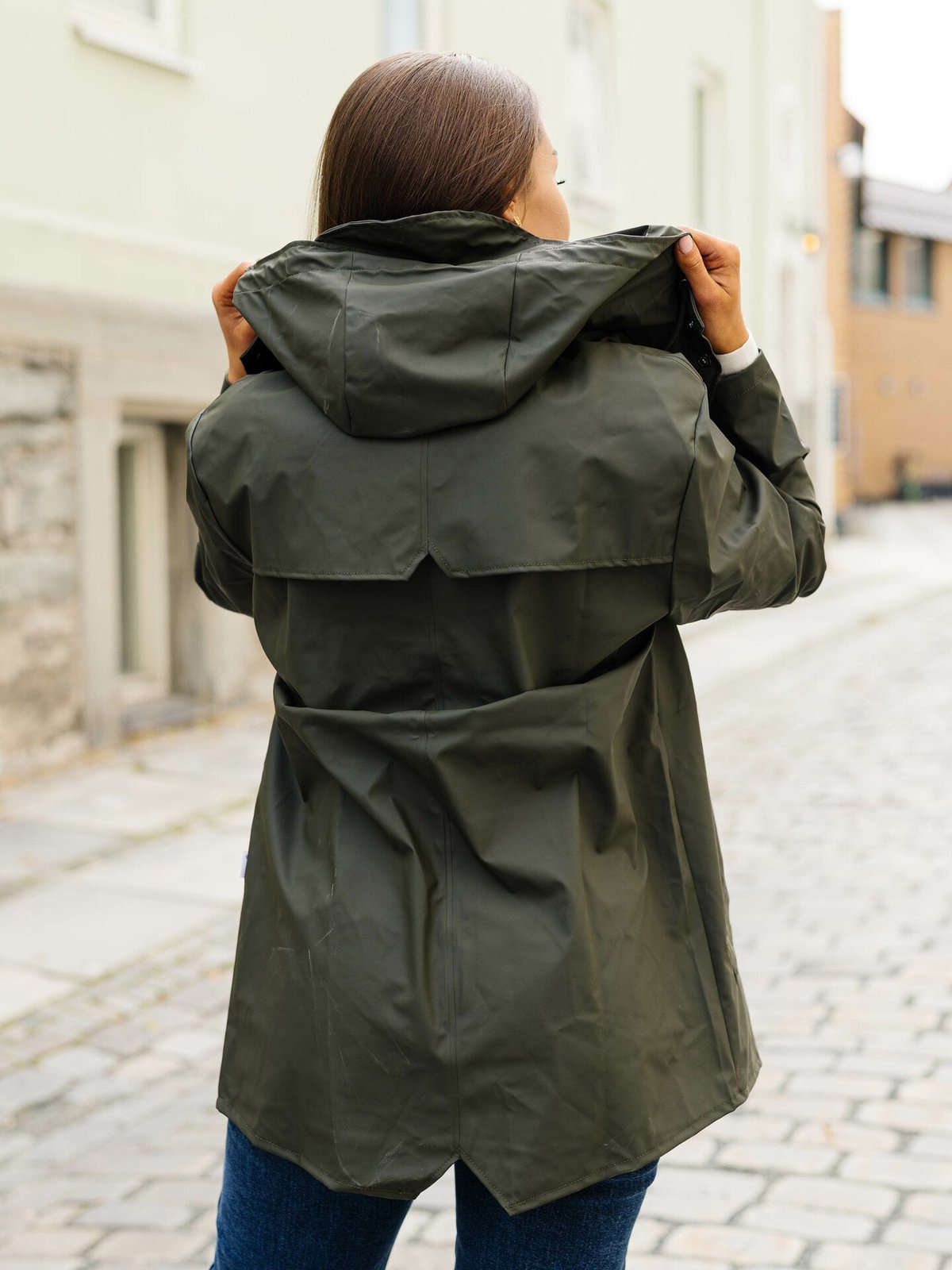 Rains Jacket Green