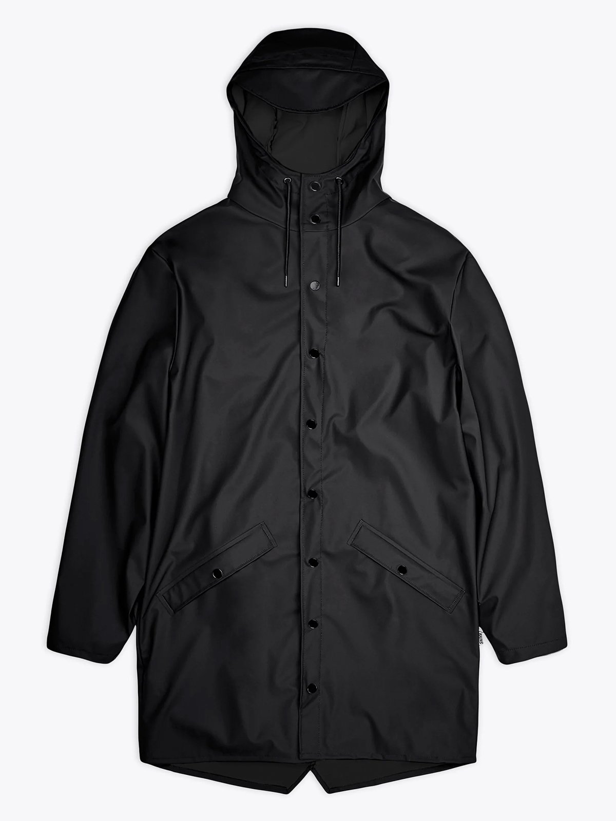 Rains Long Jacket Black